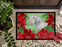 Load image into Gallery viewer, Sealyham Terrier Poinsettas Doormat - 24x36 Decorative Floor Mat – Indoor/Outdoor Rug with Artistic Flair CK1332JMAT