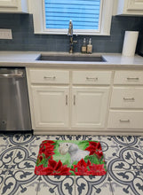 Load image into Gallery viewer, Sealyham Terrier Poinsettas Machine Washable Memory Foam Mat CK1332RUG