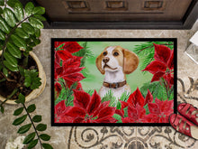 Load image into Gallery viewer, Beagle Poinsettas Doormat - 24x36 Decorative Floor Mat – Indoor/Outdoor Rug with Artistic Flair CK1334JMAT