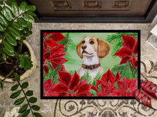 Load image into Gallery viewer, Beagle Poinsettas Doormat - 18x27 Decorative Floor Mat – Indoor/Outdoor Rug with Artistic Flair CK1334MAT