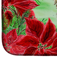 Load image into Gallery viewer, Brussels Griffon Poinsettas Dish Drying Mat – Absorbent, Artistic Kitchen Essentials CK1335DDM