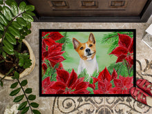 Load image into Gallery viewer, Basenji Poinsettas Doormat - 18x27 Decorative Floor Mat – Indoor/Outdoor Rug with Artistic Flair CK1340MAT