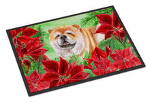 Load image into Gallery viewer, Cane Corso Poinsettas Doormat - 18x27 Decorative Floor Mat – Indoor/Outdoor Rug with Artistic Flair CK1343MAT