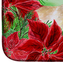 Load image into Gallery viewer, Chihuahua Leg up Poinsettas Dish Drying Mat – Absorbent, Artistic Kitchen Essentials CK1345DDM