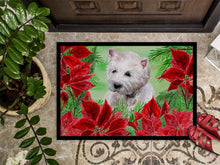 Load image into Gallery viewer, Westie Poinsettas Doormat - 18x27 Decorative Floor Mat – Indoor/Outdoor Rug with Artistic Flair CK1349MAT