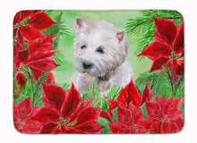 Load image into Gallery viewer, Westie Poinsettas Machine Washable Memory Foam Mat CK1349RUG