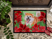 Load image into Gallery viewer, Akita Poinsettas Doormat - 24x36 Decorative Floor Mat – Indoor/Outdoor Rug with Artistic Flair CK1351JMAT