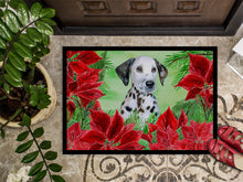 Load image into Gallery viewer, Dalmatian Puppy Poinsettas Doormat - 18x27 Decorative Floor Mat – Indoor/Outdoor Rug with Artistic Flair CK1356MAT