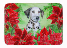 Load image into Gallery viewer, Dalmatian Puppy Poinsettas Machine Washable Memory Foam Mat CK1356RUG