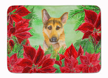 Load image into Gallery viewer, German Shepherd #2 Poinsettas Machine Washable Memory Foam Mat CK1359RUG