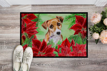 Load image into Gallery viewer, Jack Russell Terrier #2 Poinsettas Doormat - 18x27 Decorative Floor Mat – Indoor/Outdoor Rug with Artistic Flair CK1360MAT