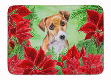 Load image into Gallery viewer, Jack Russell Terrier #2 Poinsettas Machine Washable Memory Foam Mat CK1360RUG