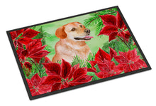 Load image into Gallery viewer, Labrador Retriever Poinsettas Doormat - 18x27 Decorative Floor Mat – Indoor/Outdoor Rug with Artistic Flair CK1361MAT
