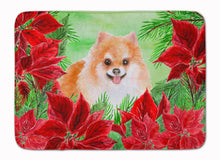 Load image into Gallery viewer, Pomeranian #2 Poinsettas Machine Washable Memory Foam Mat CK1363RUG