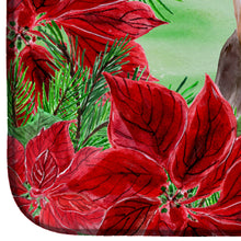 Load image into Gallery viewer, Yorkshire Terrier #2 Poinsettas Dish Drying Mat – Absorbent, Artistic Kitchen Essentials CK1370DDM