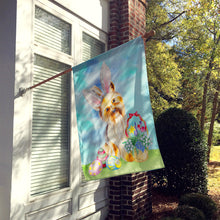 Load image into Gallery viewer, Yorkie Easter Bunny Flag Canvas House Size CK1372CHF