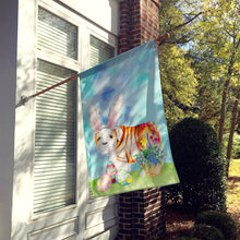 Load image into Gallery viewer, English Bulldog Easter Bunny Flag Canvas House Size CK1378CHF