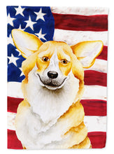 Load image into Gallery viewer, Corgi Patriotic Flag Canvas House Size CK1383CHF