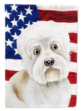 Load image into Gallery viewer, Dandie Dinmont Patriotic Garden Flag - Outdoor Decorative Yard Flag CK1386GF