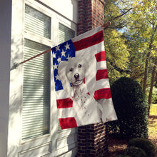 Load image into Gallery viewer, Chinese Crested Patriotic Flag Canvas House Size CK1387CHF