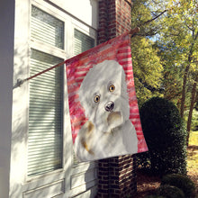 Load image into Gallery viewer, Dandie Dinmont Love Flag Canvas House Size CK1393CHF