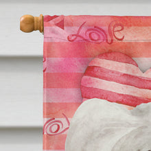 Load image into Gallery viewer, Chinese Crested Love Flag Canvas House Size CK1394CHF