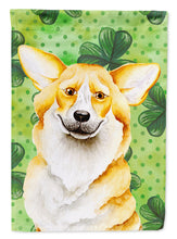 Load image into Gallery viewer, Corgi Shamrocks Flag Canvas House Size CK1397CHF