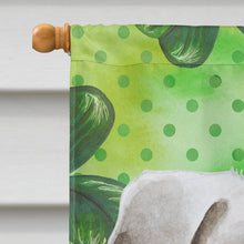 Load image into Gallery viewer, Pug Shamrocks Flag Canvas House Size CK1399CHF