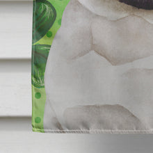 Load image into Gallery viewer, Pug Shamrocks Flag Canvas House Size CK1399CHF