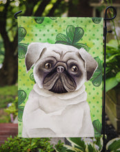 Load image into Gallery viewer, Pug Shamrocks Garden Flag - Outdoor Decorative Yard Flag CK1399GF