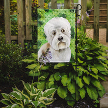 Load image into Gallery viewer, Dandie Dinmont Shamrocks Garden Flag - Outdoor Decorative Yard Flag CK1400GF