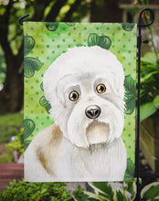 Load image into Gallery viewer, Dandie Dinmont Shamrocks Garden Flag - Outdoor Decorative Yard Flag CK1400GF