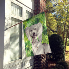 Load image into Gallery viewer, Chinese Crested Shamrocks Flag Canvas House Size CK1401CHF