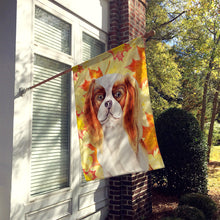 Load image into Gallery viewer, Cavalier Spaniel Fall Flag Canvas House Size CK1405CHF