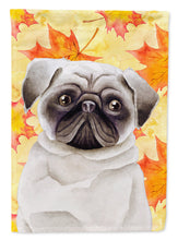 Load image into Gallery viewer, Pug Fall Flag Canvas House Size CK1406CHF