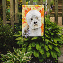 Load image into Gallery viewer, Dandie Dinmont Fall Garden Flag - Outdoor Decorative Yard Flag CK1407GF