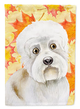 Load image into Gallery viewer, Dandie Dinmont Fall Garden Flag - Outdoor Decorative Yard Flag CK1407GF