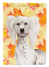 Load image into Gallery viewer, Chinese Crested Fall Flag Canvas House Size CK1408CHF