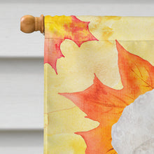 Load image into Gallery viewer, Bichon Frise Fall Flag Canvas House Size CK1409CHF