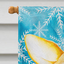 Load image into Gallery viewer, Corgi Winter Flag Canvas House Size CK1411CHF