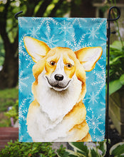 Load image into Gallery viewer, Corgi Winter Garden Flag - Outdoor Decorative Yard Flag CK1411GF