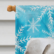 Load image into Gallery viewer, Pug Winter Flag Canvas House Size CK1413CHF