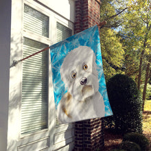 Load image into Gallery viewer, Dandie Dinmont Winter Flag Canvas House Size CK1414CHF