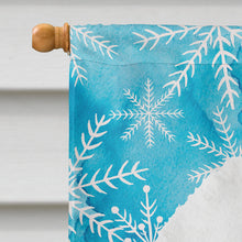 Load image into Gallery viewer, Dandie Dinmont Winter Flag Canvas House Size CK1414CHF