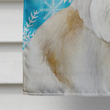 Load image into Gallery viewer, Dandie Dinmont Winter Flag Canvas House Size CK1414CHF