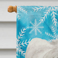 Load image into Gallery viewer, Chinese Crested Winter Flag Canvas House Size CK1415CHF