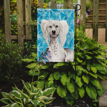 Load image into Gallery viewer, Chinese Crested Winter Garden Flag - Outdoor Decorative Yard Flag CK1415GF