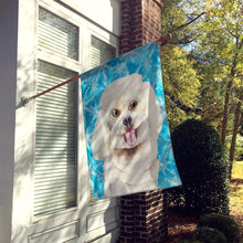 Load image into Gallery viewer, Bichon Frise Winter Flag Canvas House Size CK1416CHF