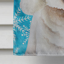 Load image into Gallery viewer, Bichon Frise Winter Flag Canvas House Size CK1416CHF