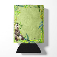Load image into Gallery viewer, Panda Bear and Bamboo Can or Bottle Hugger